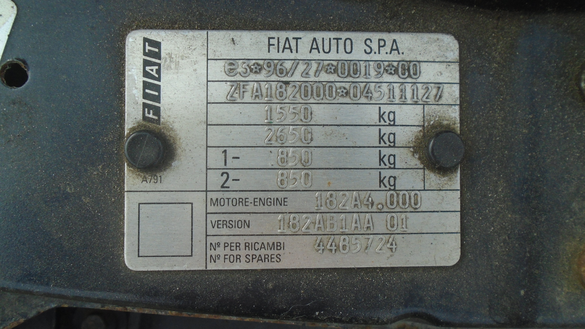 Fiat, Bravo, 1997