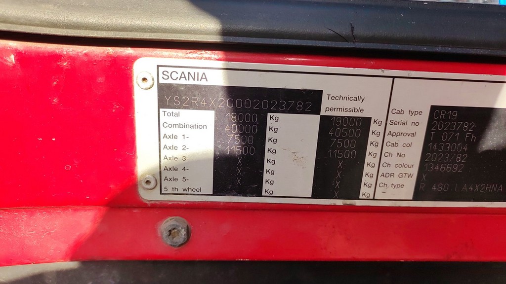 Scania, R480, 2007
