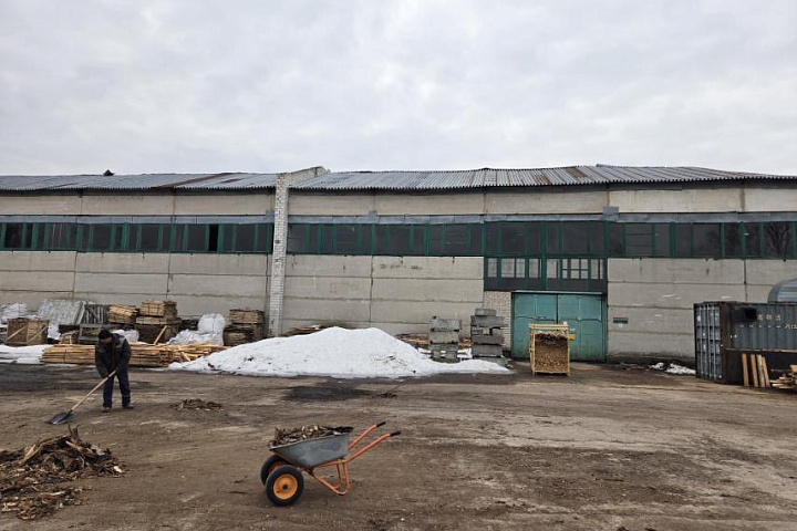 Цех лесопиления, расположенный по адресу: Гомельская обл., Светлогорский р-н, г.Светлогорск, пер. Промысловый, 2/1, общая площадь 911,3 кв.м