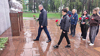 Возложение цветов к памятнику погибшим в годы Великой Отечественной войны к 81-летию Победы в Великой Отечественной войне  