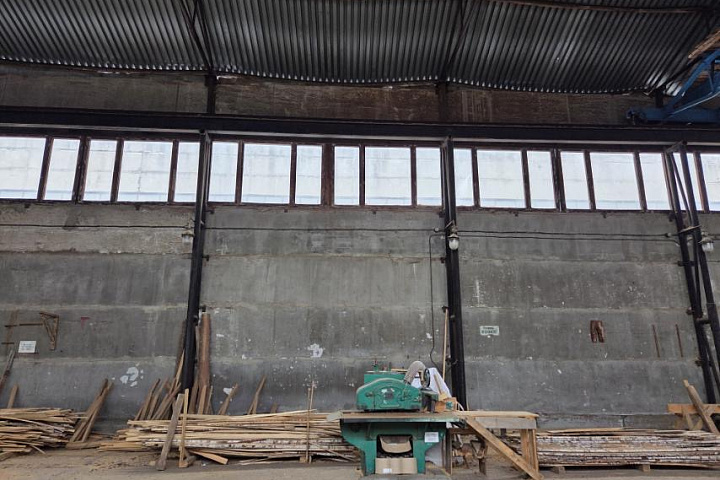 Цех лесопиления, расположенный по адресу: Гомельская обл., Светлогорский р-н, г.Светлогорск, пер. Промысловый, 2/1, общая площадь 911,3 кв.м