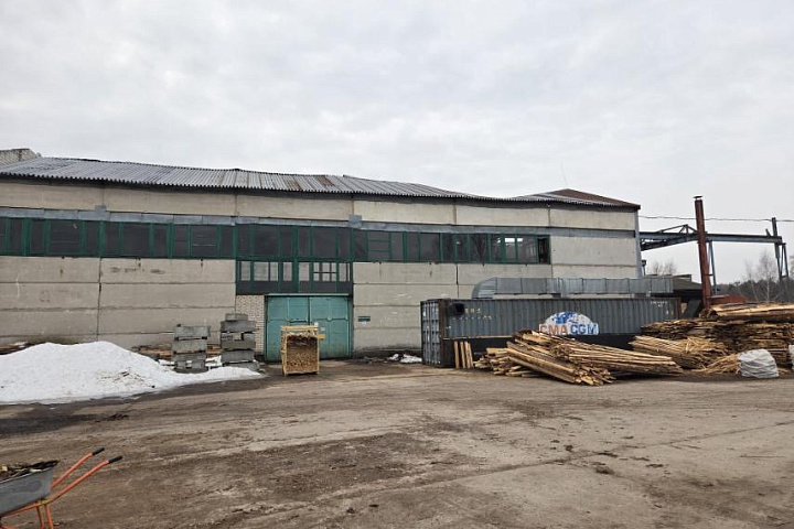 Цех лесопиления, расположенный по адресу: Гомельская обл., Светлогорский р-н, г.Светлогорск, пер. Промысловый, 2/1, общая площадь 911,3 кв.м